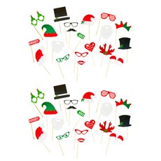 聖誕派對道具20款 小號, 混色, 2套