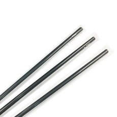 검정 일자형 개별포장 스트로우 25cm, 500개입, 1개