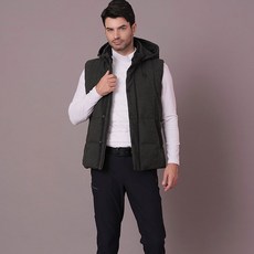 Cleveland GOLF Thermo Plus男款方格絎縫可拆連帽高爾夫背心 CGKMVT116