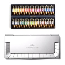 MijELLO 美捷樂 水彩顏料 15ml+調色盤 36格, 34 種顏色