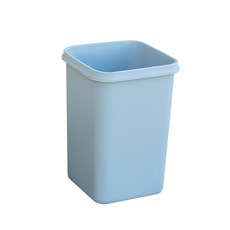 Buy goods 簡約方形無蓋垃圾桶 30L, 灰色, 1個