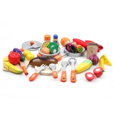 TODOLIBRO 實木廚房家家酒30件組, 混色