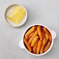 오분떡볶이 + 단무지 4인분 세트 중독맛, 940g, 1세트