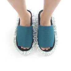 網狀拖把清掃拖鞋 綠色 280mm, 1組