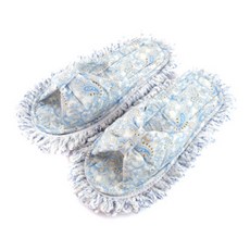 可拆式超細纖維佩斯利清潔拖鞋, 1套