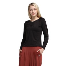 nokjok 女款瑜珈皮拉提斯Rosetta長袖T恤