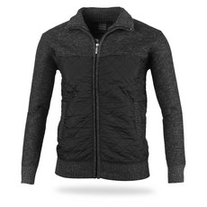 레드볼트 남성용 퀼팅 믹스매치 풀집업 니트 점퍼 RM20W809