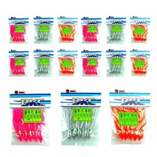 비케이씨 백경 보급형 꼴뚜기 루어 6cm 5p, 랜덤 발송, 15개