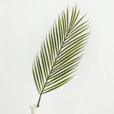 椰子葉裝飾假花枝, 綠色, 1個