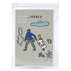 ZERO PER ZERO 插圖明信片組, Journey, 1組