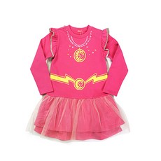 女童閃電女孩項鍊洋裝