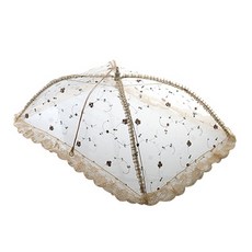 Typhoon飯菜保溫罩刺繡長方形飯菜保溫罩 米色, 1個