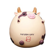 JHCompany 滾來滾去乳牛存錢筒, 乳牛米色, 1個