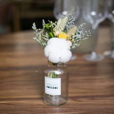 GAPANG 乾花和諧No.09, 白色的