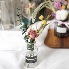 GAPANG 乾燥花人造花 01號, 白色