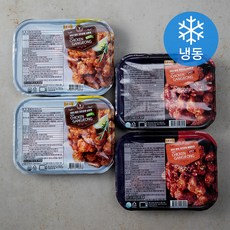 비비큐 바로 치킨강정 순한맛 + 매콤한맛 세트 (냉동), 2세트