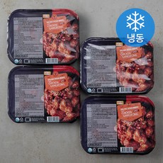 비비큐 바로 치킨강정 매콤한맛 (냉동), 200g, 4팩