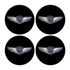 Genesis 輪圈蓋 輪圈貼紙 65mm, 4個