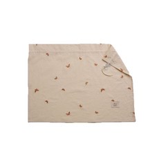 ChezBebe 汽車刺繡圖案遮陽罩, Mimi Embroidery (Ivory), 1入