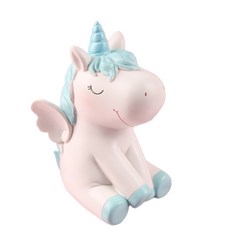 JHCompany 해피 드림 유니콘 저금통 L, 블루, 1개