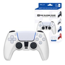 겜맥 PS5 패드 실리콘 커버 화이트, 1개