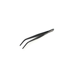 J.S dining 料理用鑷子 14cm 斜口鑷子, 新黑色, 1個