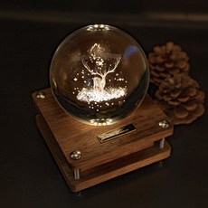 달이있는밤 멀바우 나무 베이스 인테리어 무드등, 숲속의 앨크