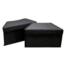 CHAMOA 빌트인 자동차 트렁크 정리함 2P, 혼합색상