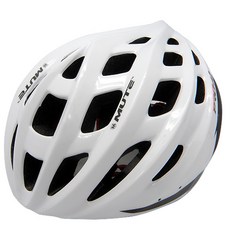 MUTE 自行車安全帽 PRO-A2, 白色的