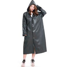 어른 캠핑용 등산용 여행용 레인코트, 블랙, 1개