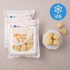 시루에담은꿈 바나나 인절미 (냉동), 300g, 1개입, 2개