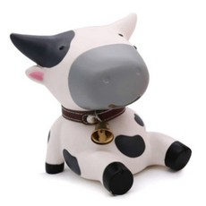 Break Time 乳牛存錢筒, 白色, 1個