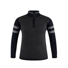 PARK TOWN 男士配色半拉鍊針織高爾夫襯衫 RM20W458