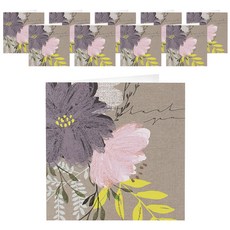 花園感謝卡, 10個, 混合色