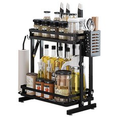 KEYMING 折疊 2 層調味架, 1個