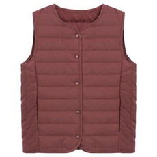 탱커스 여성용 누빔 패딩 베스트