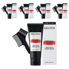 그라펜 오리지널 남성용 다운펌 모든 모발용, 100ml, 5개