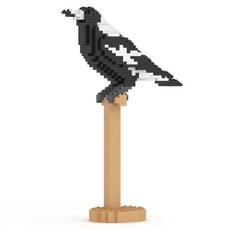 JEKCA 澳洲喜鵲動物積木 S 20 x 6.9 x 32 cm, 混色