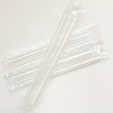 多哥包透明對角吸管 7 毫米 x 25cm, 100件, 2袋