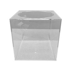 아크릴 상자 박스 케이스 응모함 3T 150 x 150 x 150 mm, 투명, 1개