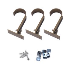 窗簾桿調節支架套組 25mm, 金子