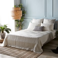 prauban 簡約風床墊毯, 白色