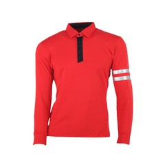 FERRA US 男士袖子銀色雙線條刷毛T恤 CTMP2700WR9