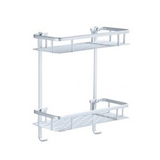 彗星黏貼式一字型浴室廁所置物架, 單色, 1個