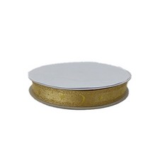 티나피크닉 크리스마스 선물 포장 리본끈 별 달 츄리 15mm, 금색, 13.5m