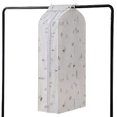 The Flow Company 可愛圖案半透明衣架式衣物防塵套 圖案B 60 x 30 x 90 cm, 1個, 1入