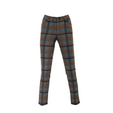 Ferra US 女士格紋冬季刺繡高爾夫球褲 APYE8070WR8