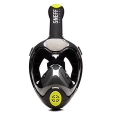 SNEFF 智能浮潛面罩 SMT-8001, 黑色的