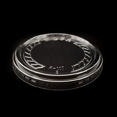 PET 델리용기 평면뚜껑 투명 117mm, 500개입, 1개