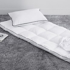 라뽐므 노르빅 솔리드 극세사 토퍼 + 베개커버 세트